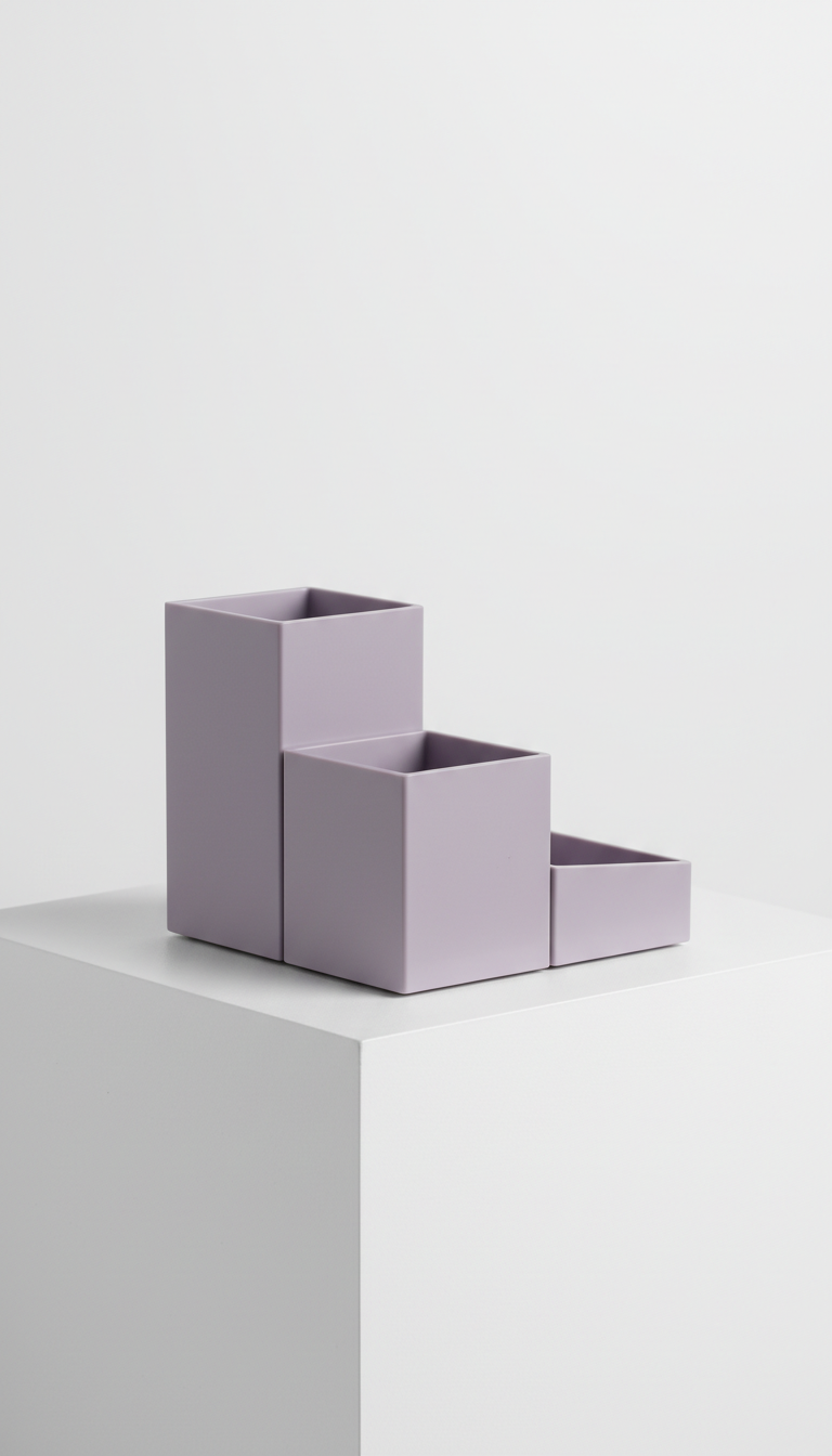 Signature Violet Desk Organizer